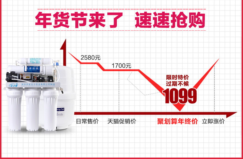 纯水机安之星纯水机将成淘宝销量第一